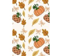 Rustic Autumn Pumpkin Notebook - 400 Pages Blank Journal for Writing, Gratitude & Fall Notes | Cozy Seasonal Cover