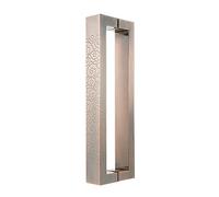 Rustic Barn Door Handles, Sliding Push Pull Door/Shower Glass Door Pulls Handles Large, Rectangle Gate Grab/Rod with Pattern Carve, Easy to Install (Color : D, Size : Len