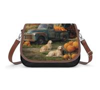 Rustic Barn Old Truck Dogs - Bolso cruzado para mujer, bolso de hombro de moda con correa ajustable