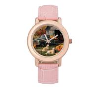 Rustic Barn Old Truck Dogs - Reloj de pulsera para mujer, correa suave, regalo para cumpleaños, día de San Valentín