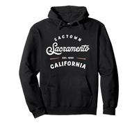 Rustic Classic Sacramento California 1850 Sactown USA Sudadera con Capucha