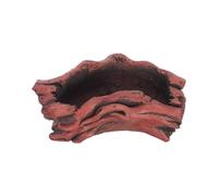 Rustic Driftwood Style Concrete Succulent Planter Box, Imitation Log Cement Pot for Indoor Gardening, Small Durable Container for Cactus and Plants,