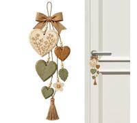 Rustic Farmhouse Heart Ornament For Home, 2.95x3.35x0.39 Inches