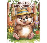 Rustic Groundhog Coloring Book for Adults: Adorable Woodland Groundhogs in Vintage Countryside Settings - Peaceful Animal Art for Mindfulness, Stress Relief and Creativity