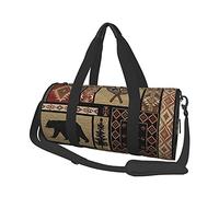 Rustic Lodge Bear Moose Bolsas de Viaje para Gimnasio, Equipaje Deportivo, Bolsa de Viaje Grande, Bolsas de Fin de Semana para Hombre y Mujer
