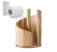 Rustic Paper Towel Holder | Dispenser Rack | Vintage Wooden Countertop Paper Towel Holders,for Bathroom Kitchen Dining Table Cabinet Shelf Home