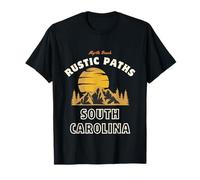 Rustic Paths Vacaciones en Myrtle Beach Carolina del Sur Camiseta