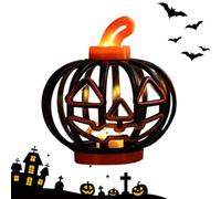Rustic Pumpkin Projection LLights Funny Vintage Hollow Spooky Table Decor