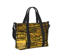 Rustic Rocks - Bolsa de mano de viaje ligera y plegable para mujeres y hombres, vacaciones al aire libre
