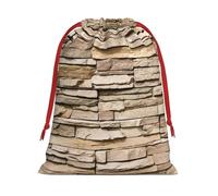 Rustic Rocks - Bolsas de regalo reutilizables multiusos con impresión de pared de ladrillo, elegantes bolsas de regalo para mujeres, bolsas de regalo de Navidad