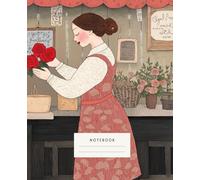Rustic Rose Notebook: Featuring a soft palette and the delicate arrangement of vibrant roses, it evokes the nostalgic beauty of simpler times.