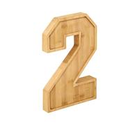 Rustic Serving Tray, Wooden Food Displays Platter, Table Board with Reusable Numbers, Natural Wood Snack Trays, Party Dessert Platter with Farmhouse Style, Buffet Display Boards for Events