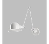 Rustic Swing Arm Wall Sconce,Vintage Adjustable Bedside Reading Wall Lamp White/Black/Chrome Headboard Lighting, Indoor Hardwired Iron Wall Light Flexible Rotatable Reading Li