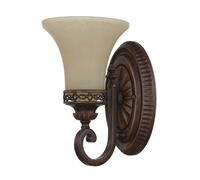 Rústico Aplique Anabell 1 IN Crema B: 16cm Lámpara Rústica Diseño Adornos