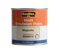 Rustins Pintura al Agua Mate Secado Rápido, Magnolia, 250ml