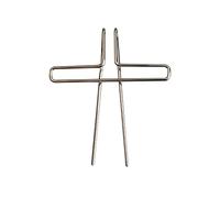 Rustproo - Soporte para páginas de música, organizador portátil para teclado de piano, soporte de lectura, libros, clips de música plateados, para sostener música abierta