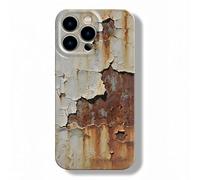 Rusty Phone Case, Vintage Rust Look Mobile Phone Cover, Glossy Rust Metal Look for iPhone 16/15/14/13/12/11 Pro MAX Cases (14,#2)