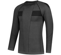 Rusty Stitches Baselayer Camisa funcional de manga larga, gris/negro, Talla L/XL