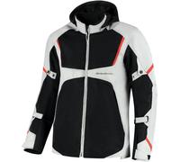 Rusty Stitches Carlo, chaqueta textil 4XL male Gris Claro/Negro