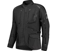 Rusty Stitches Cliff Chaqueta textil impermeable para motocicleta, negro, tamaño XL para Hombres