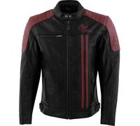 Rusty Stitches Cooper, chaqueta de cuero 3XL male Negro/Rojo Oscuro