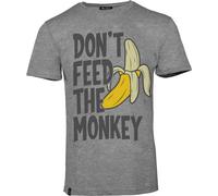 Rusty Stitches Don't Feed The Monkey Camiseta, gris, Talla S