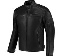 Rusty Stitches Jari V2, chaqueta de cuero 7XL male Negro