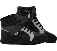 Rusty Stitches Joey Zapatos de motocicleta, negro-gris, tamaño 41 para Hombres