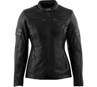 Rusty Stitches Joyce V2, chaqueta de cuero mujer 42 female Negro/Plata