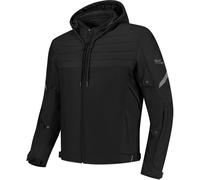 Rusty Stitches Liam Chaqueta textil impermeable para motocicleta, negro, tamaño M para Hombres