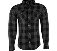 Rusty Stitches Neil, camisa/chaqueta textil S male Gris/Negro