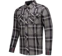 Rusty Stitches Neil V2, camisa/chaqueta textil 3XL male Gris/Blanco/Negro