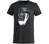 Rusty Stitches Polly Camiseta de señoras, negro, Talla XL
