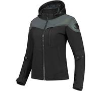 Rusty Stitches Ann, chaqueta textil mujer 48 female Negro/Lila/Verde