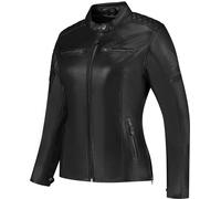 Rusty Stitches Super Joyce V2 Chaqueta de cuero de moto para mujer, negro, Talla 48