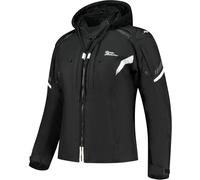 Rusty Stitches Taylor, chaqueta textil impermeable mujer 40 female Negro/Blanco