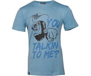 Rusty Stitches You Talkin To Me Camiseta, azul, tamaño S para Hombres