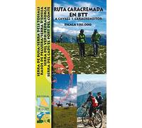 Ruta Caracremada en BTT. A Cavall y Caracremeitor, mapa excursionista. Escala 1:50.000. Editorila Piolet.: Serra de Busa. Serra dels Tossals. Rasos de ... del Cadí. El Port del Comte (SIN COLECCION)