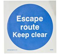 Ruta de escape mantener claro