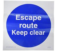 Ruta de escape mantener despejado