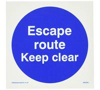 Ruta de escape mantener despejado