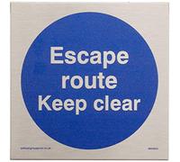 Ruta de escape mantener despejado