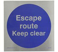 Ruta de escape mantener despejado