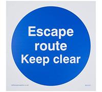 Ruta de escape mantener despejado