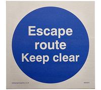 Ruta de escape mantener despejado
