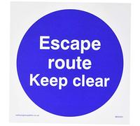 Ruta de escape mantener despejado