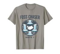 Ruta de FOSS Chaser 1 Ruta de circunvalación de Islandia Camiseta