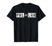 Ruta de Vuelo PHL LHR: códigos de Aire de Filadelfia a Londres Camiseta