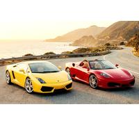 Ruta experiencia 20km de conducción de un Lamborghini Gallardo o un Ferrari F-430 Spider