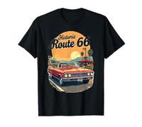 Ruta histórica 66 Roadtrip | Impresión en la parte delantera Camiseta